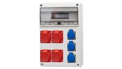 Rozdzielnica LEGATO 16M - gniazda 16A 5p, 3x32A 5p, 3x230V /16 modułów/-69789