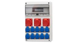 Rozdzielnica LEGATO 16M - gniazda 3x16A 5p, 10x230V /16 modułów/-69720