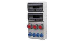 Rozdzielnica LEGATO 32M - gniazda 3x16A 5p, 4x230V IP65 /32 moduły/-69697