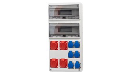 Rozdzielnica LEGATO 32M - gniazda 2x16A 5p, 2x32A 5p, 6x230V /32 moduły/-69658