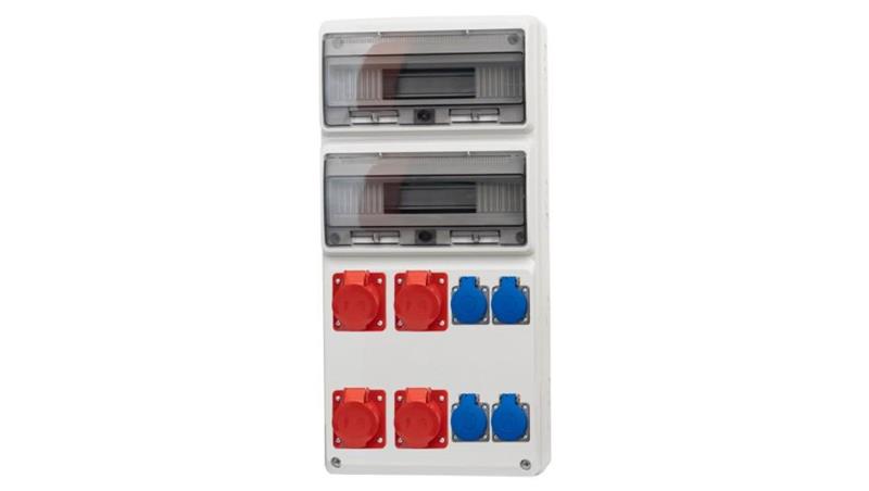 Rozdzielnica LEGATO 32M - gniazda 4x16A 5p, 4x230V /32 moduły/-69709