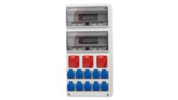 Rozdzielnica LEGATO 32M - gniazda 2x16A 5p, 32A 5p, 10x230V /32 moduły/-69740