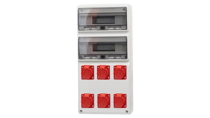 Rozdzielnica LEGATO 32M - gniazda 3x16A 5p, 3x32A 5p /32 moduły/-69363 Rozdzielnica LEGATO 32M - gniazda 3x16A 5p, 3x32A 5p /32 moduły/-69363