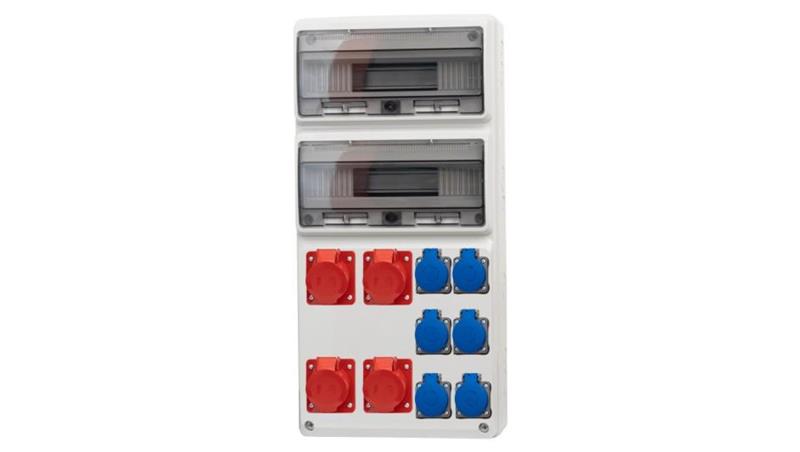 Rozdzielnica LEGATO 32M - gniazda 4x16A 5p, 6x230V /32 moduły/-69739 Rozdzielnica LEGATO 32M - gniazda 4x16A 5p, 6x230V /32 moduły/-69739