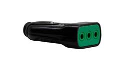 Gniazdo płaskie czarne-30173