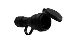 Gniazdo gumowe z uchem 16A 230V IP44-30162