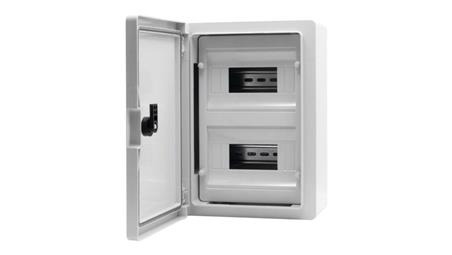 Szafa z tworzywa M 300x400x170 mm IP65 2 rzędy 24 moduły-68172