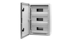 Szafa z tworzywa M 350x500x190 mm IP65 3 rzędy 45 modułów-68176