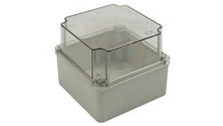 Puszka BS 120x120x100 pokrywa przeźroczysta IP66-74993