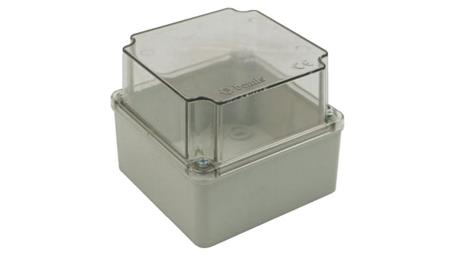 Puszka BS 120x120x100 pokrywa przeźroczysta IP66-74993