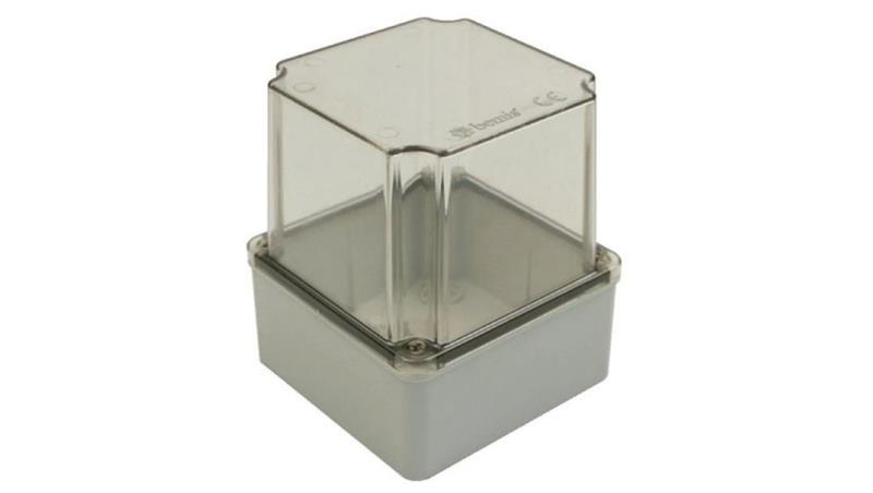 Puszka BS 120x120x140 pokrywa przeźroczysta IP66-75161