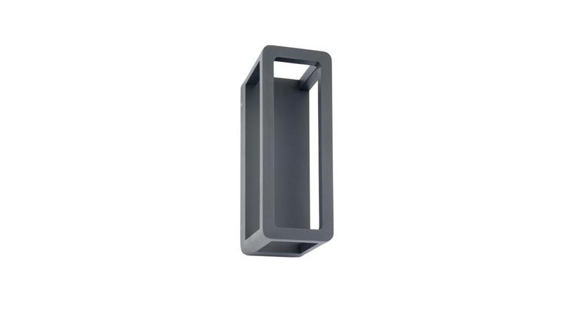 Kinkiet zewnętrzny Arma AR-K100, IP65, LED 9W, ciemny popiel, 4000K, 0438621-51945