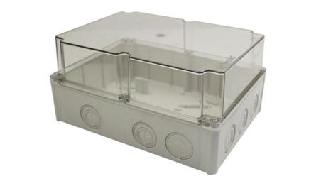 Puszka BS 300x225x140 pokrywa przeźroczysta IP66-75203