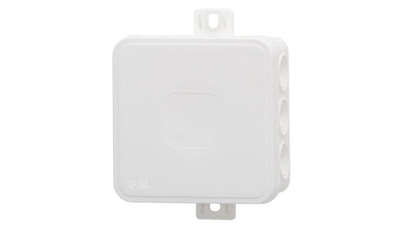 Puszka hermetyczna V5, termoplast 75x75x41 IP54, biała - klik, 12 osłabień-75152