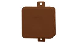 Puszka hermetyczna V7, termoplast 100x100x41 IP54, brązowa - klik, 12 osłabień-75173