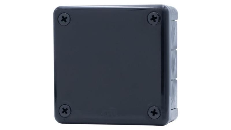Puszka hermetyczna H55-M 98x98x42 IP55 12-wylotowa czarna-75176