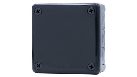 Puszka hermetyczna H55-M 98x98x42 IP55 12-wylotowa czarna-75176