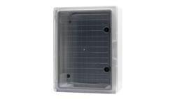 Szafa z tworzywa 300x400x195 mm IP65 drzwi przeźroczyste-68205