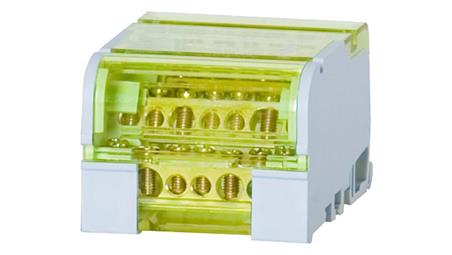 Blok rozdzielczy czterobiegunowy LBR - 407 (100A - 4x7 otworów)-64608