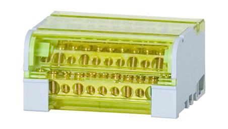 Blok rozdzielczy czterobiegunowy LBR - 411 (125A - 4x11 otworów)-64407