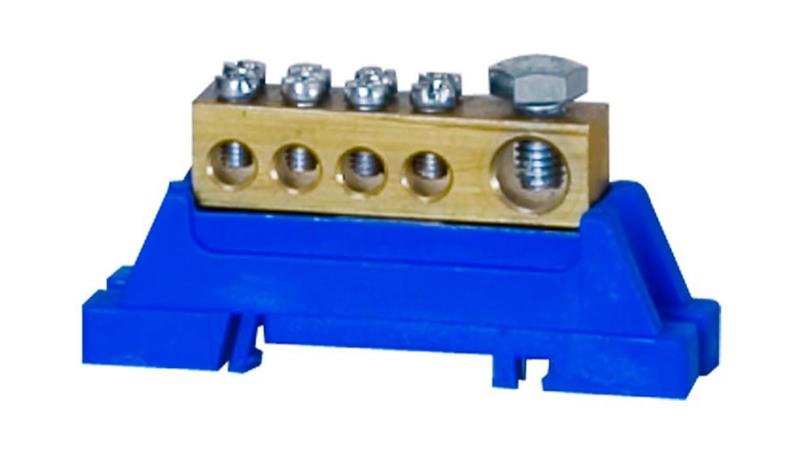 Zacisk ochronny 1x25mm2, 4x10mm2 - niebieski-67882