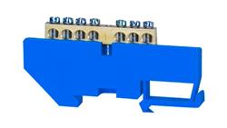 Listwa ochronna 7-modułowa 7x16mm2 wysoka podstawa - niebieska-67887