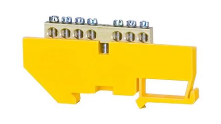 Listwa ochronna 7-modułowa 7x16mm2 wysoka podstawa - żółta-67902
