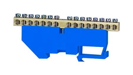 Listwa ochronna 15-modułowa 15x16mm2 wysoka podstawa - niebieska-67922