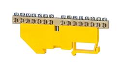 Listwa ochronna 15-modułowa 15x16mm2 wysoka podstawa - żółta-67880