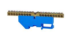 Listwa ochronna 18-modułowa 18x16mm2, 1x35mm2 wysoka podstawa - niebieska-67856