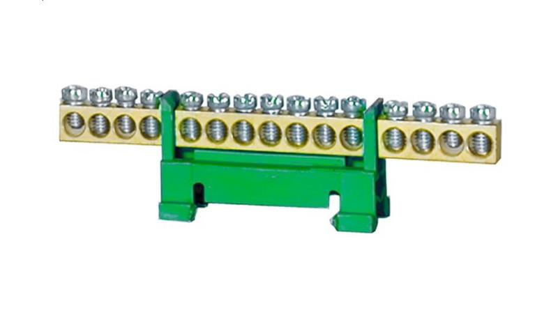 Listwa ochronna 15-modułowa 15x16mm2 niska podstawa - zielona-67933 Listwa ochronna 15-modułowa 15x16mm2 niska podstawa - zielona-67933