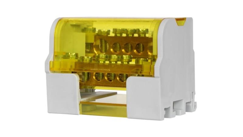 Blok rozdzielczy dwubiegunowy LBR - 207 (100A - 2x7 otworów)-64612