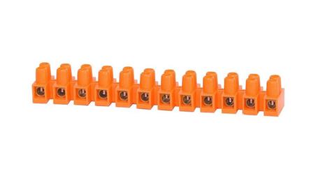 Listwa zaciskowa 12 torowa. 6mm2 pomarańczowa-80283