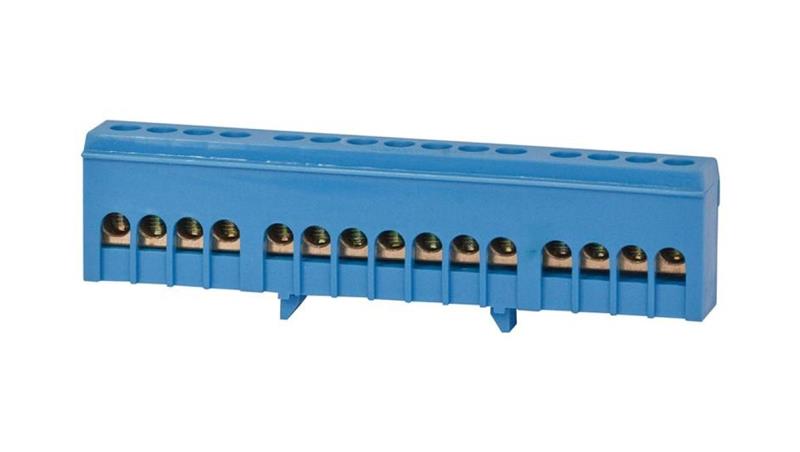Listwa ochronna 15-modułowa 15x16mm2 niebieska IP20-67920