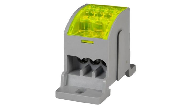 Blok LKN 80A (3x16 - 4x6) Al/Cu- żółty-64412