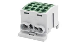 Zacisk HLK 100A-4 (1x25,3x16 / 1x25,3x16) Al/Cu - zielony-64420