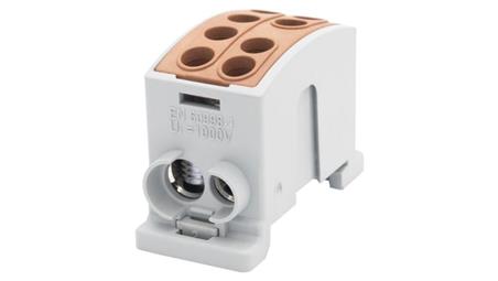 Zacisk HLK 125A-2 (1x35,1x25 / 1x35,1x25) Al/Cu - brązowy-64635