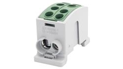 Zacisk HLK 125A-2 (1x35,1x25 / 1x35,1x25) Al/Cu - zielony-64632