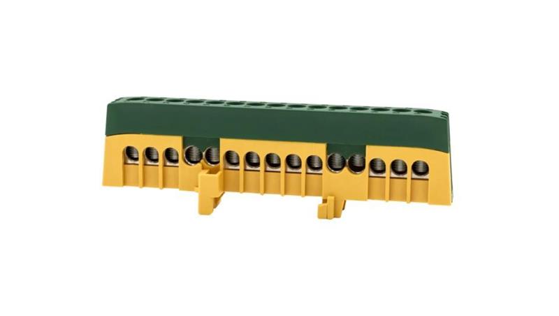 Listwa ochronna ZPI 15-modułowa (15x16mm2) IP20 AL/CU - żółto/zielona-67906 Listwa ochronna ZPI 15-modułowa (15x16mm2) IP20 AL/CU - żółto/zielona-67906