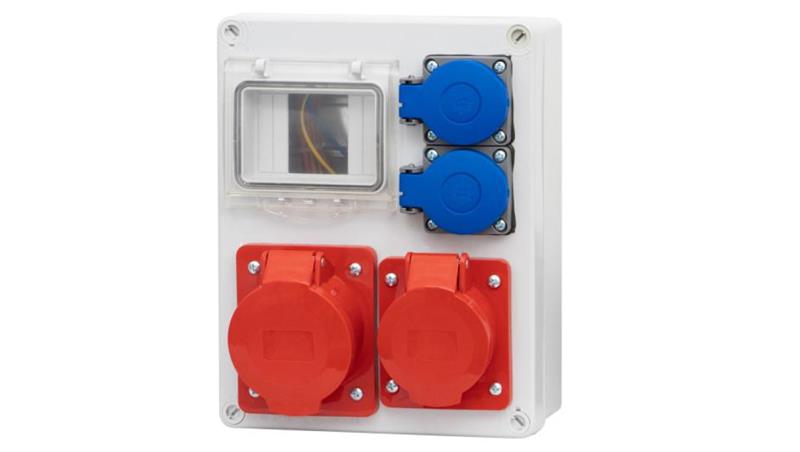Rozdzielnica R-240 4M - gniazda 2x16A 5p, 2x230V /4 moduły/-69876