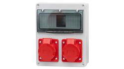 Rozdzielnica R-240 8M - gniazda 2x16A 5p /8 modułów/-69760