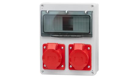 Rozdzielnica R-240 8M - gniazda 2x16A 5p /8 modułów/-69760