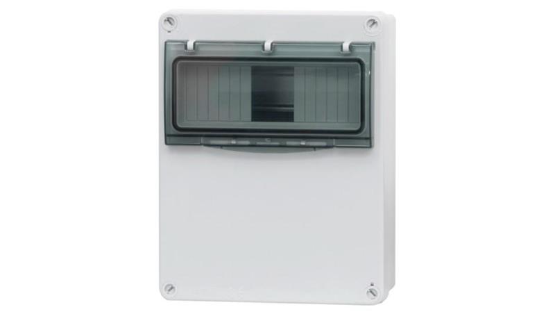 Obudowa R-240 240x190x90mm IP65 okno 8M /8 modułów/ IP 65-68194