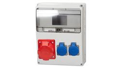 Rozdzielnica LAGO 11M - gniazda 16A 5p, 2x230V /11 modułów/-69804