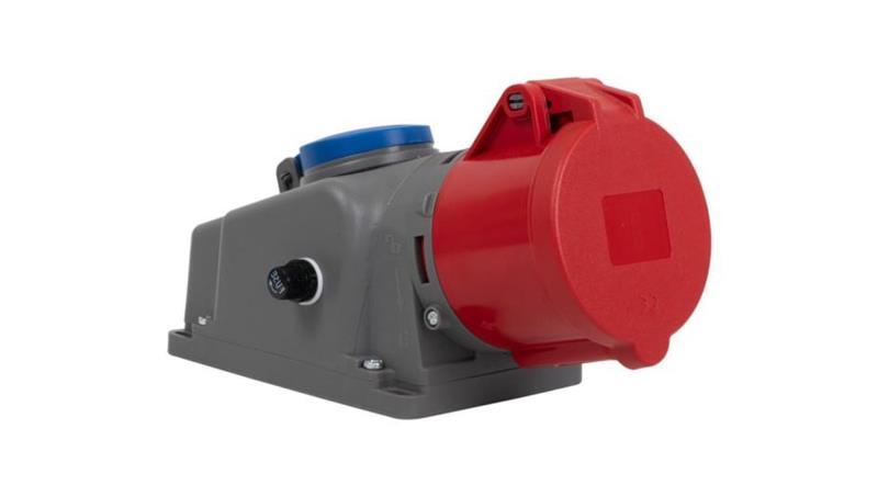 Gniazdo siłowe stałe kombi 32A 5p + 230V-30572