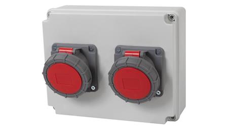 Rozdzielnica R-240 - gniazda 16A 5p, 32A 5p IP65-66918