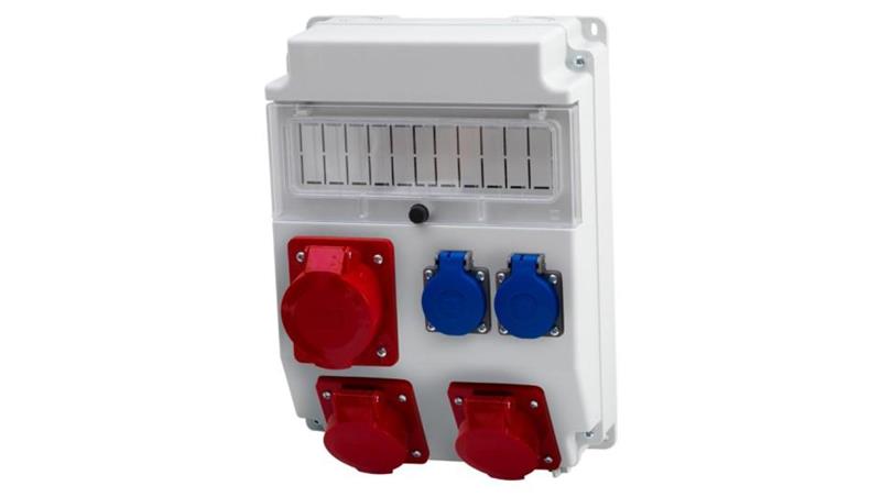 Rozdzielnica CAJA 11M - gniazda 3x32A 5p, 2x230V /11 modułów/-69822