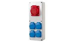 Rozdzielnia VERTICAL S - gniazda 16A 5p, 4x230V-66055