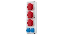 Rozdzielnia VERTICAL B - gniazda 3x16A 5p, 2x230V-66791