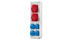 Rozdzielnia VERTICAL B - gniazda 2x32A 5p, 4x230V-66611